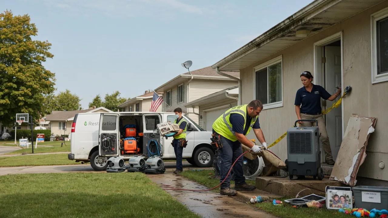 Water Damage Restoration in Wingett Run, OH near me